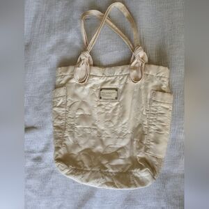 Marc Jacobs Taupe Quilted Logo Tote